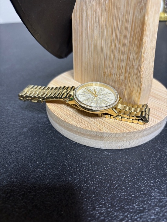Olivia Burton Ice Burst Gold-Tone Stainless Steel Bracelet Watch 35mm Working main image 11